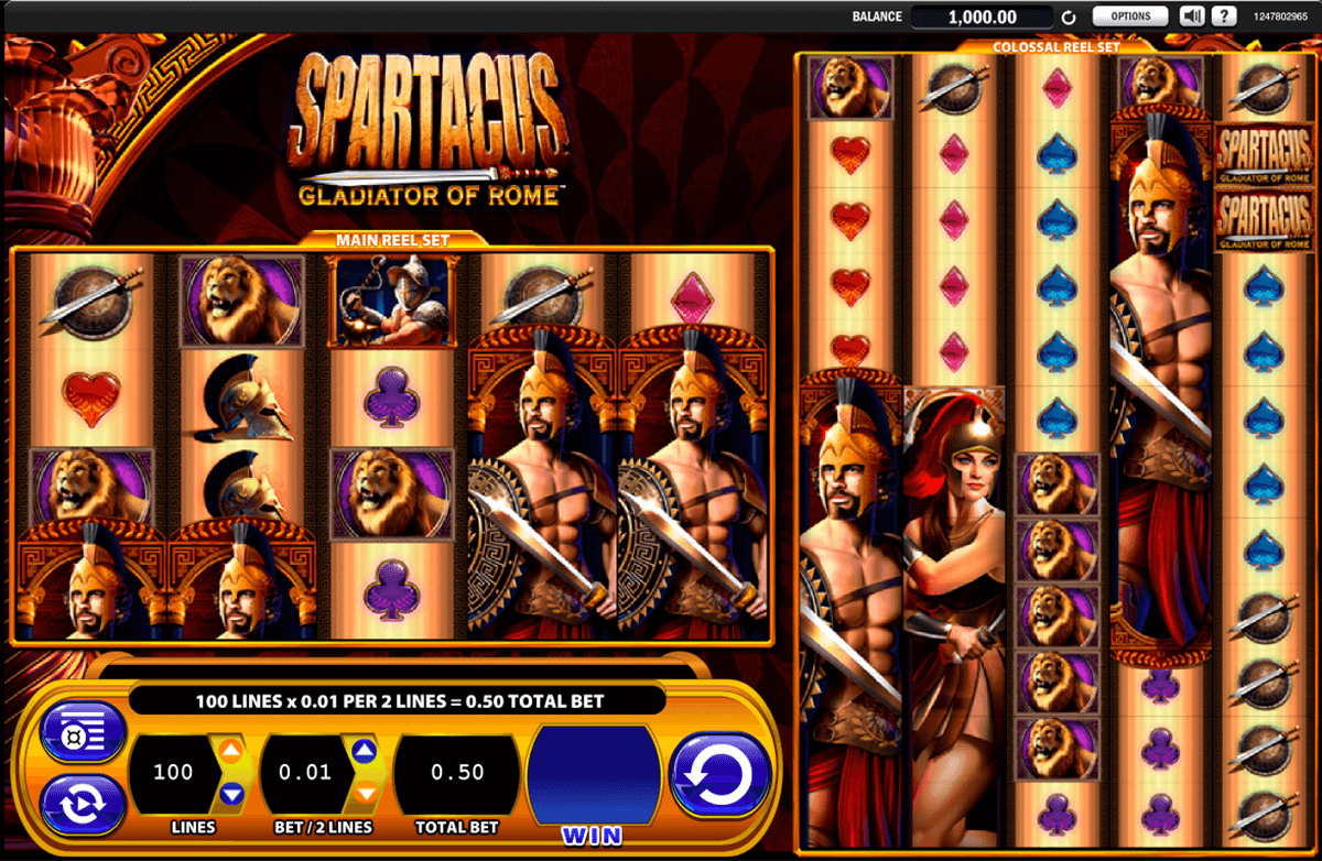 spartacus wms jogo casino online 