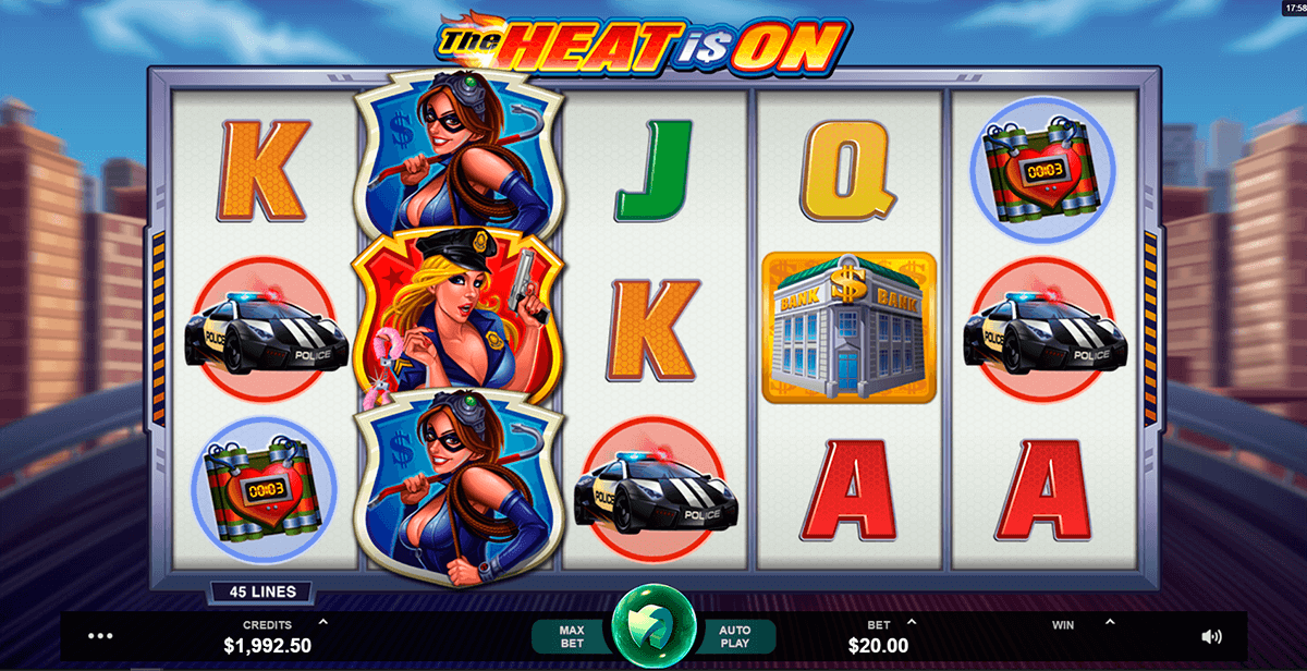 the heat is on microgaming jogo casino online 