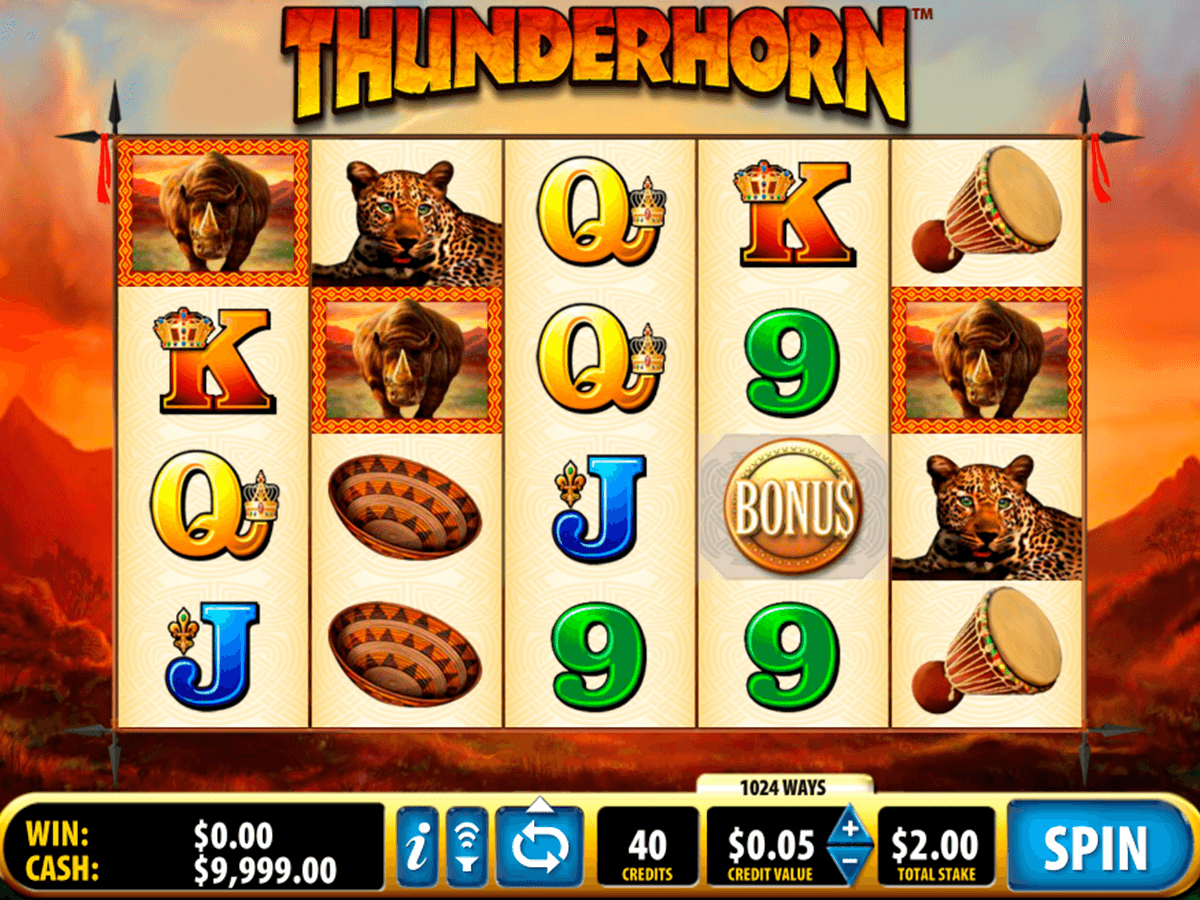 thunderhorn bally jogo casino online 