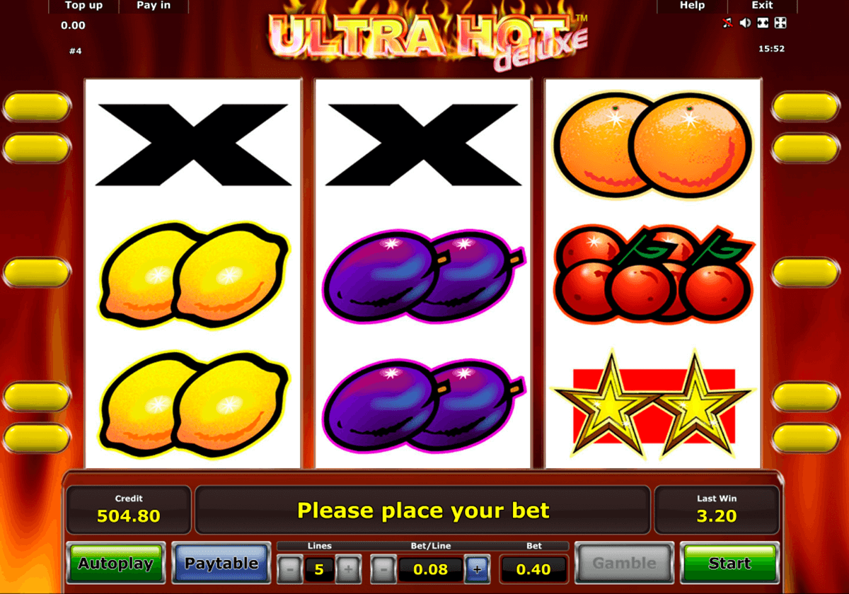 ultra hot deluxe novomatic jogo casino online