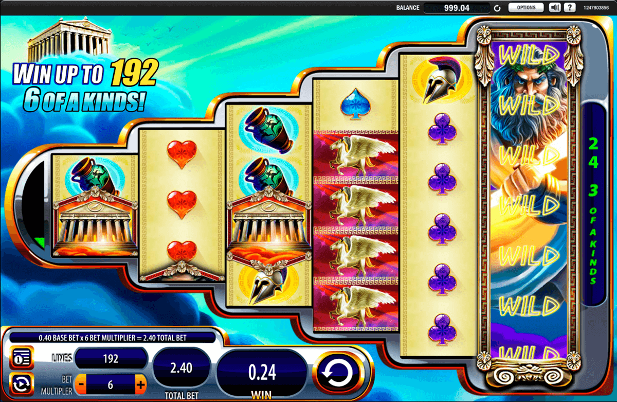 zeus iii wms jogo casino online 